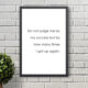 Printed Motivational Quote - Do not judge me by my success but by how many times I got up again.