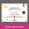 Custom Certificate
