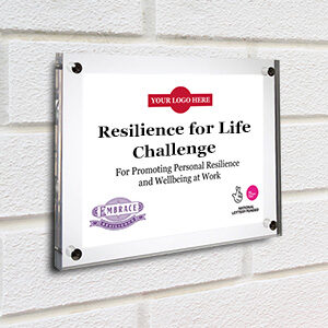 Resilience for Life Challenge Wall Plaque